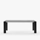 Table extensible aluminium 160/210 cm GRANDE ARCHE Fast, coloris noir