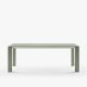 Table extensible aluminium 160/210 cm GRANDE ARCHE Fast, coloris thé vert