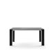 Table extensible aluminium 160 cm GRANDE ARCHE Fast, coloris noir