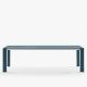 Table extensible aluminium 160/260 cm GRANDE ARCHE Fast, coloris bleu canard