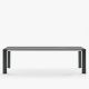 Table extensible aluminium 160/260 cm GRANDE ARCHE Fast, coloris gris métal
