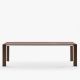 Table extensible aluminium 160/260 cm GRANDE ARCHE Fast, coloris maracuja