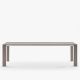 Table extensible aluminium 160/260 cm GRANDE ARCHE Fast, coloris taupe