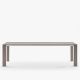 Table extensible aluminium 160/260 cm GRANDE ARCHE Fast, coloris taupe