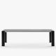 Table extensible aluminium 160/260 cm GRANDE ARCHE Fast, coloris noir