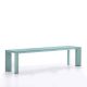 Banc aluminium 180 cm GRANDE ARCHE Fast, bleu pastel