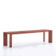 Banc aluminium 180 cm GRANDE ARCHE Fast, terracotta