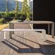 Banc aluminium 180 cm GRANDE ARCHE Fast