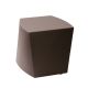 Pouf outdoor brun chocolat BOOM Metalmobil