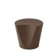 Pouf APPLE brun chocolat Metalmobil