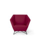 Fauteuil 3ANGLE Prostoria, tissu claret 033 Main Line Plus