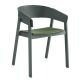 Chaise COVER verte, assise tissu vert Remix 933 Muuto