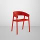Chaise COVER rouge Muuto