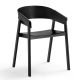 Chaise COVER noire Muuto