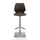 Chaise de bar pivotante coque argile h. assise 76 cm UNI 380 Et-al