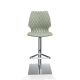 Chaise de bar pivotante coque pistache h. assise 65 cm UNI 380 Et-al