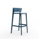 Chaise de bar navy AFRICA Vondom, hauteur d'assise 75 cm