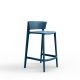 Chaise de bar navy AFRICA Vondom, hauteur d'assise 65 cm