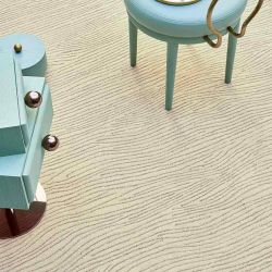 Tapis TURBULENCES Naturel or, collection Linea Toulemonde Bochart