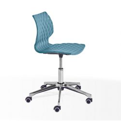 Chaise pivotante à roulettes UNI 558 DR Et-al