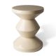 Tabouret table d'appoint beige ZIG ZAG Pols Potten