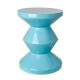 Tabouret table d'appoint bleu clair ZIG ZAG Pols Potten