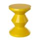 Tabouret table d'appoint jaune ZIG ZAG Pols Potten