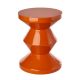 Tabouret table d'appoint orange ZIG ZAG Pols Potten