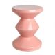 Tabouret table d'appoint rose ZIG ZAG Pols Potten