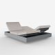 Daybed chassis acier, dossiers inclinables Nautical beige VELA Vondom