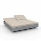 Daybed chassis acier, dossiers inclinables Nautical beige VELA Vondom