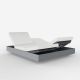 Daybed chassis acier, dossiers inclinables Nautical blanc VELA Vondom