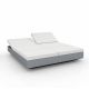 Daybed chassis acier, dossiers inclinables Nautical blanc VELA Vondom