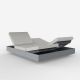 Daybed chassis acier, dossiers inclinables Nautical écru VELA Vondom