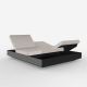 Daybed chassis anthracite, dossiers inclinables Nautical beige VELA Vondom