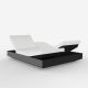 Daybed chassis anthracite, dossiers inclinables Nautical blanc VELA Vondom
