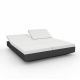 Daybed chassis anthracite, dossiers inclinables Nautical blanc VELA Vondom