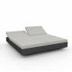 Daybed chassis anthracite, dossiers inclinables Nautical écru VELA Vondom