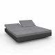 Daybed chassis anthracite, dossiers inclinables Crevin steel VELA Vondom