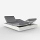 Daybed chassis blanc, dossiers inclinables Nautical acier VELA Vondom