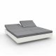 Daybed chassis blanc, dossiers inclinables Nautical acier VELA Vondom