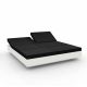 Daybed chassis blanc, dossiers inclinables Nautical noir VELA Vondom
