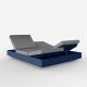 Daybed chassis marine, dossiers inclinables Nautical acier VELA Vondom