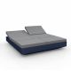 Daybed chassis navy, dossiers inclinables Nautical acier VELA Vondom