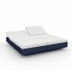 Daybed chassis marine, dossiers inclinables Nautical blanc VELA Vondom