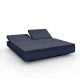 Daybed chassis marine, dossiers inclinables Nautical navy VELA Vondom