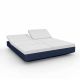 Daybed chassis marine, dossiers inclinables Crevin blanc VELA Vondom