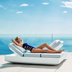 Daybed 4 dossiers inclinables VELA Vondom