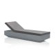 Bain de soleil VELA Vondom, chassis acier et matelas Crevin steel