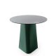 Table ronde vert pin, Ø 80, plateau stratifié noir ADAM B-Line